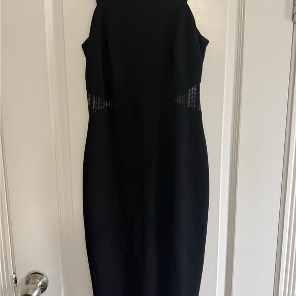 Chic Black Midi Dress - Picture 9 of 10